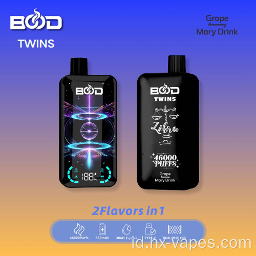 BOOD TWINS 46000 Disposable Vape Wholesale